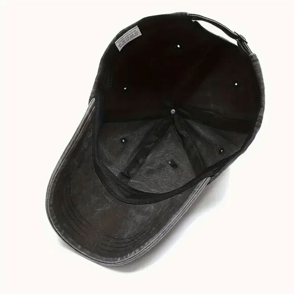 BASEBALL CAP Unisex Black "The Way, The Truth, The Life" - Picture 3 of 7